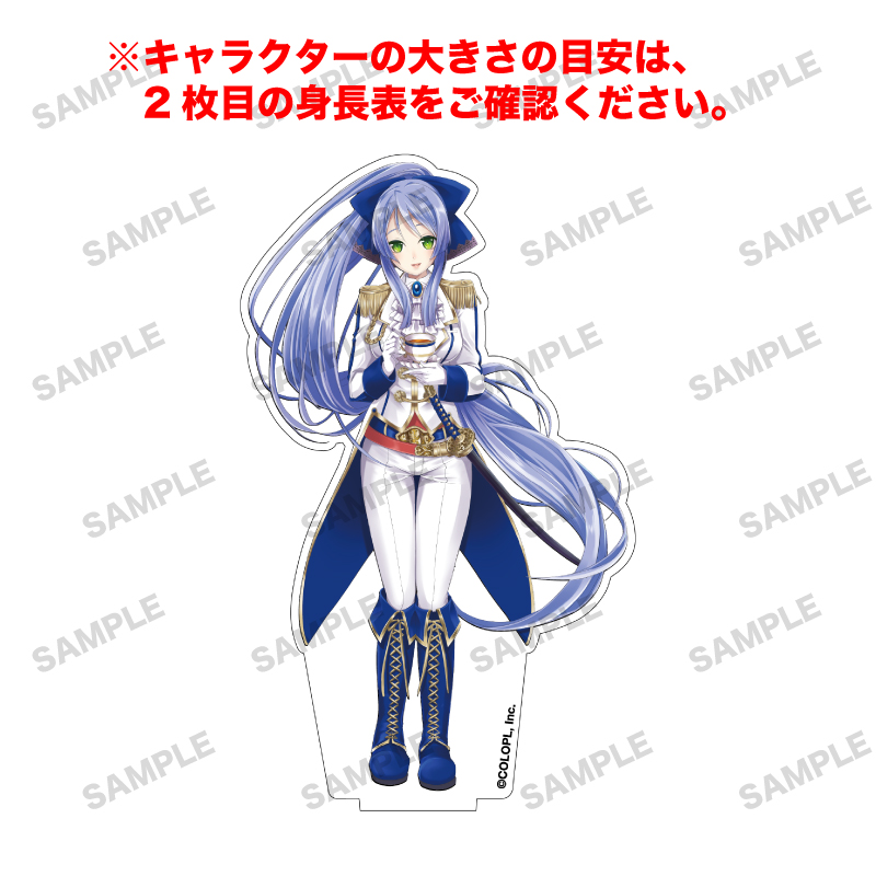 白猫プロジェクト NEW WORLD'S 「アヤメ」オーロラアクリルフィギュア