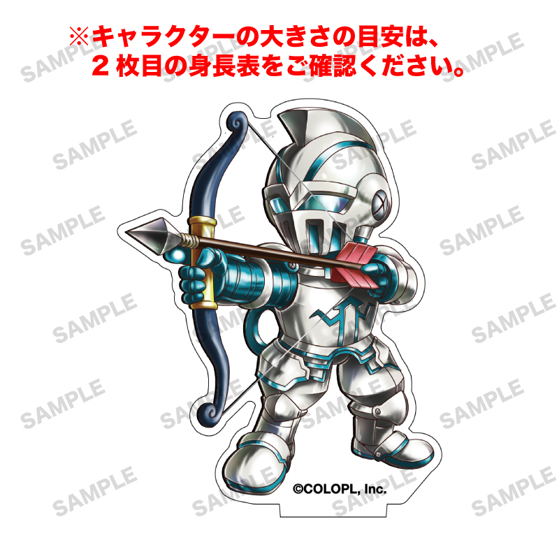 白猫プロジェクト NEW WORLD'S 「白鉄兵士」オーロラアクリルフィギュア