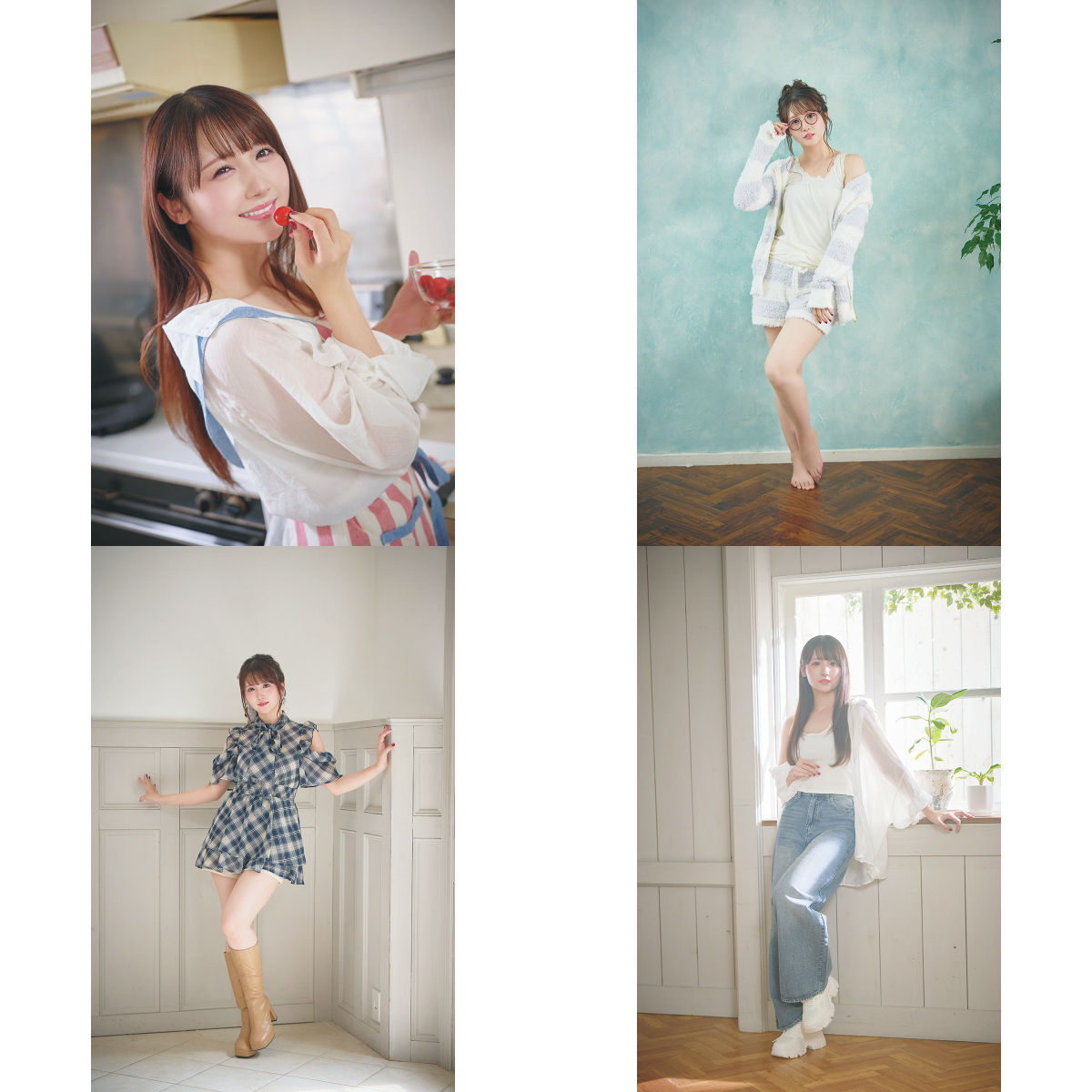 VOICEスタイルVOL.7応募者全員サービス岡田夢以さんオリジナルアクリルスタンド【4種セット】